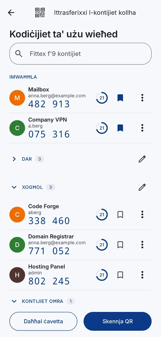 Kontijiet fi gruppi